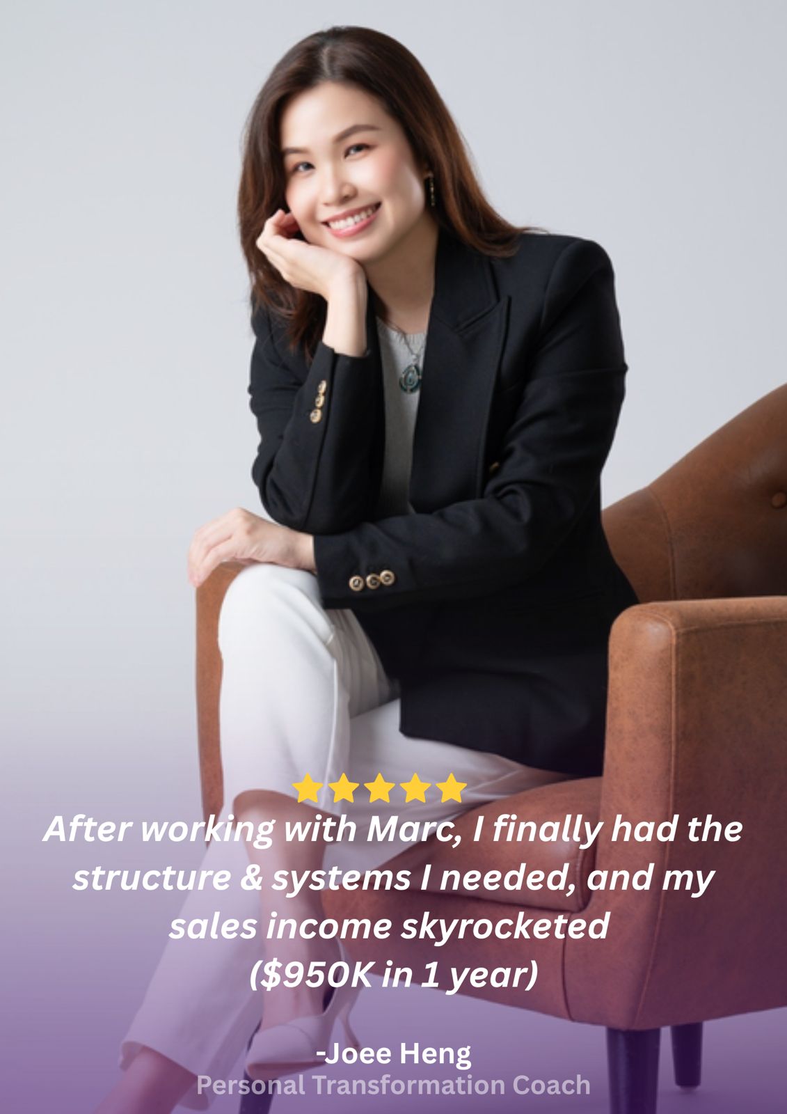 Joee Heng, Personal Transformation Coach