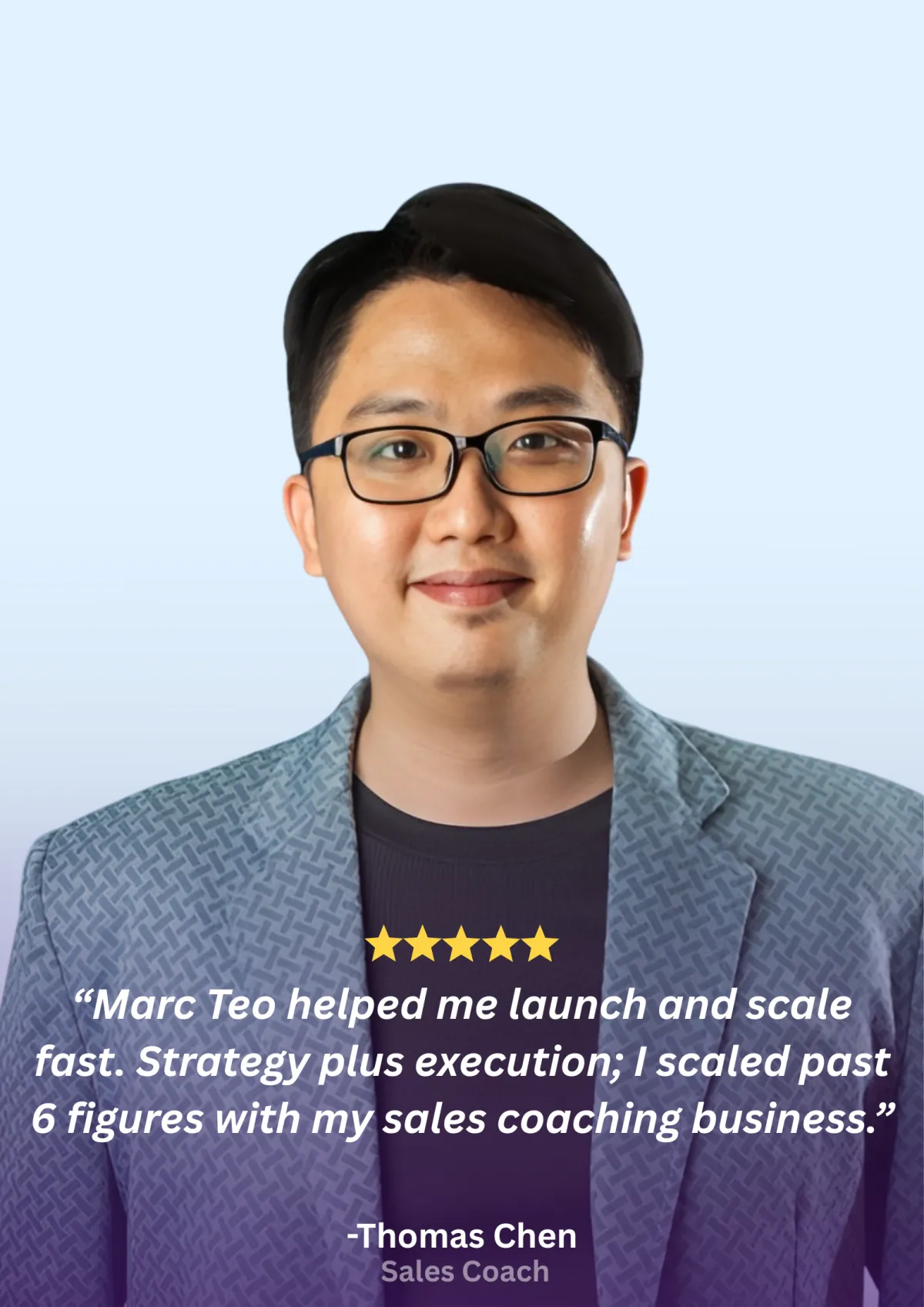 Thomas Chen, Sales Coach